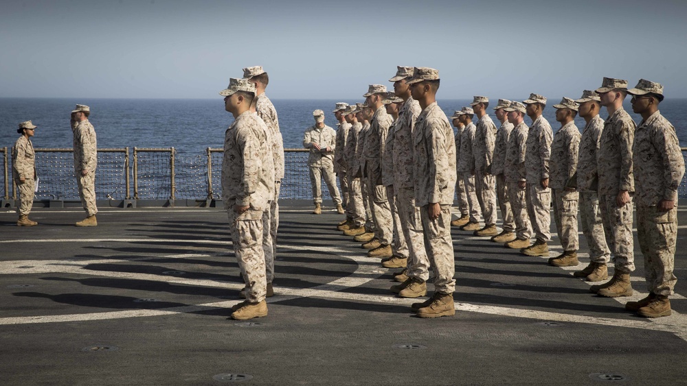 Cpl's Course Uniform Inspection