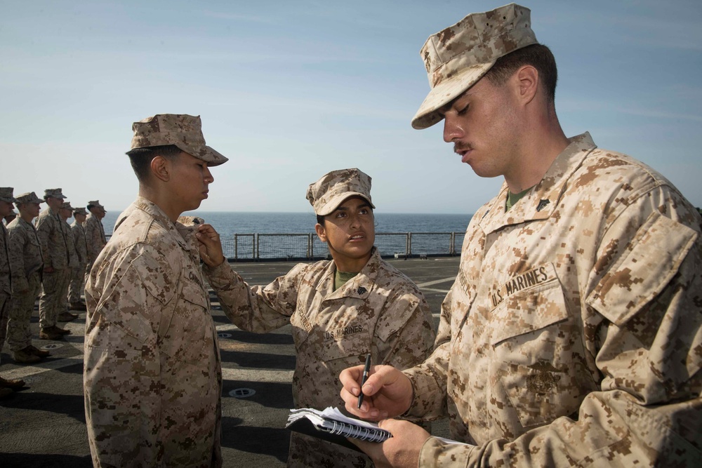 Cpl's Course Uniform Inspection