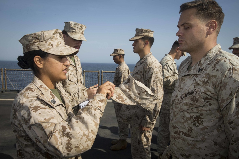 Cpl's Course Uniform Inspection