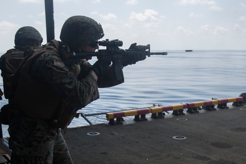 Company G conducts combat marksmanship training
