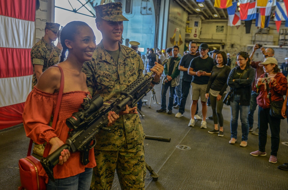 Marines Offer Tours Of USS Bonhomme Richard During San Francisco Fleet Week 2018