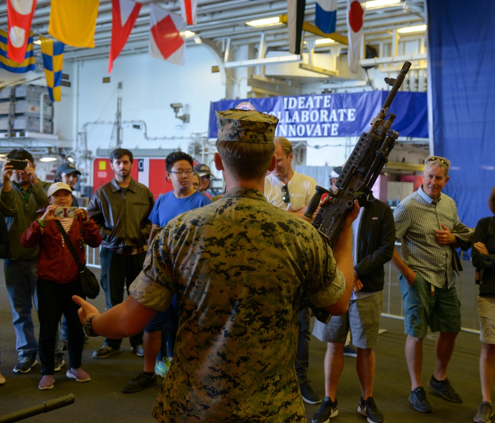 Marines Offer Tours Of USS Bonhomme Richard During San Francisco Fleet Week 2018