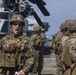 ARP &amp; Company F Marines send rounds down range aboard the USS Wasp