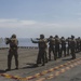 ARP &amp; Company F Marines send rounds down range aboard the USS Wasp