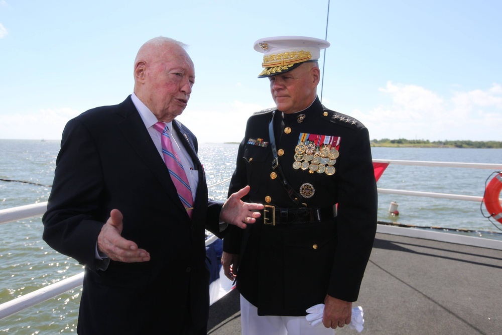 USS Frank E. Petersen Ship Christening