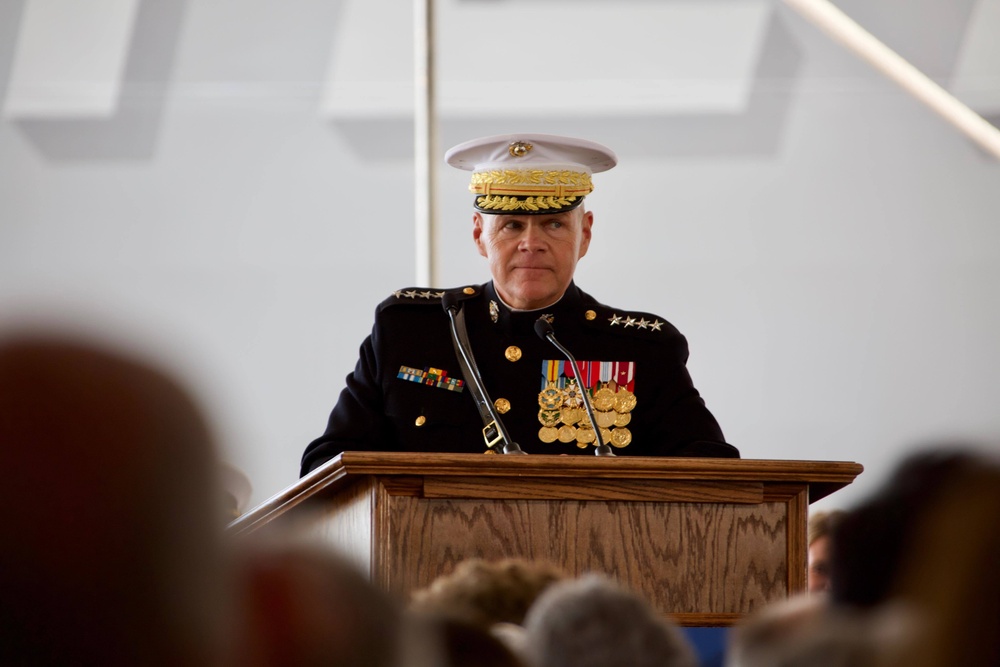 USS Frank E. Petersen Ship Christening