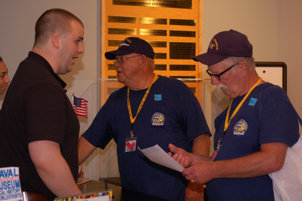 Vietnam Veterans visit naval museum