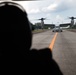 Marines fly in MV-22 Osprey to Colonel Ernesto P. Ravina Air Base durring KAMANDAG 2