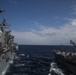 USS Iwo Jima recieves a resupply at sea