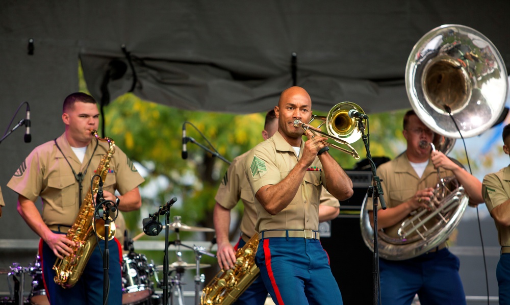 2d Marine Division Band performance