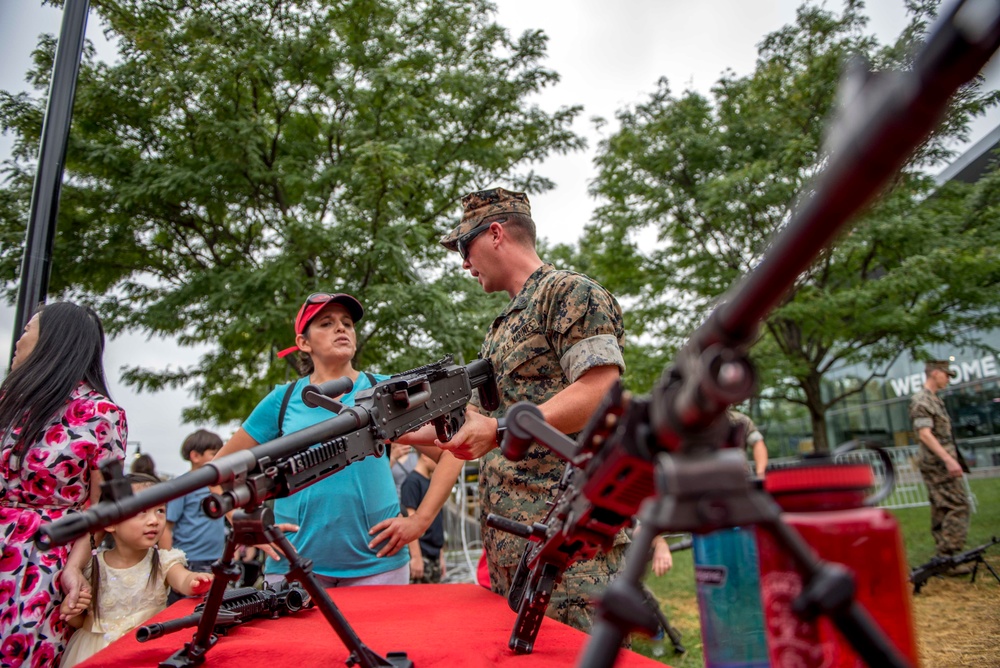 Marine Corps Recruitment Event Draws Fleet Week Guests