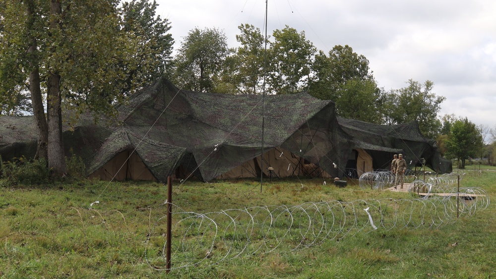 224th Sustainment Brigade's first day on ground at Warfighter 19-1