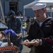 Navy League of Oakland Holds Barbeque for Sailors and Marines of Bonhomme Richard