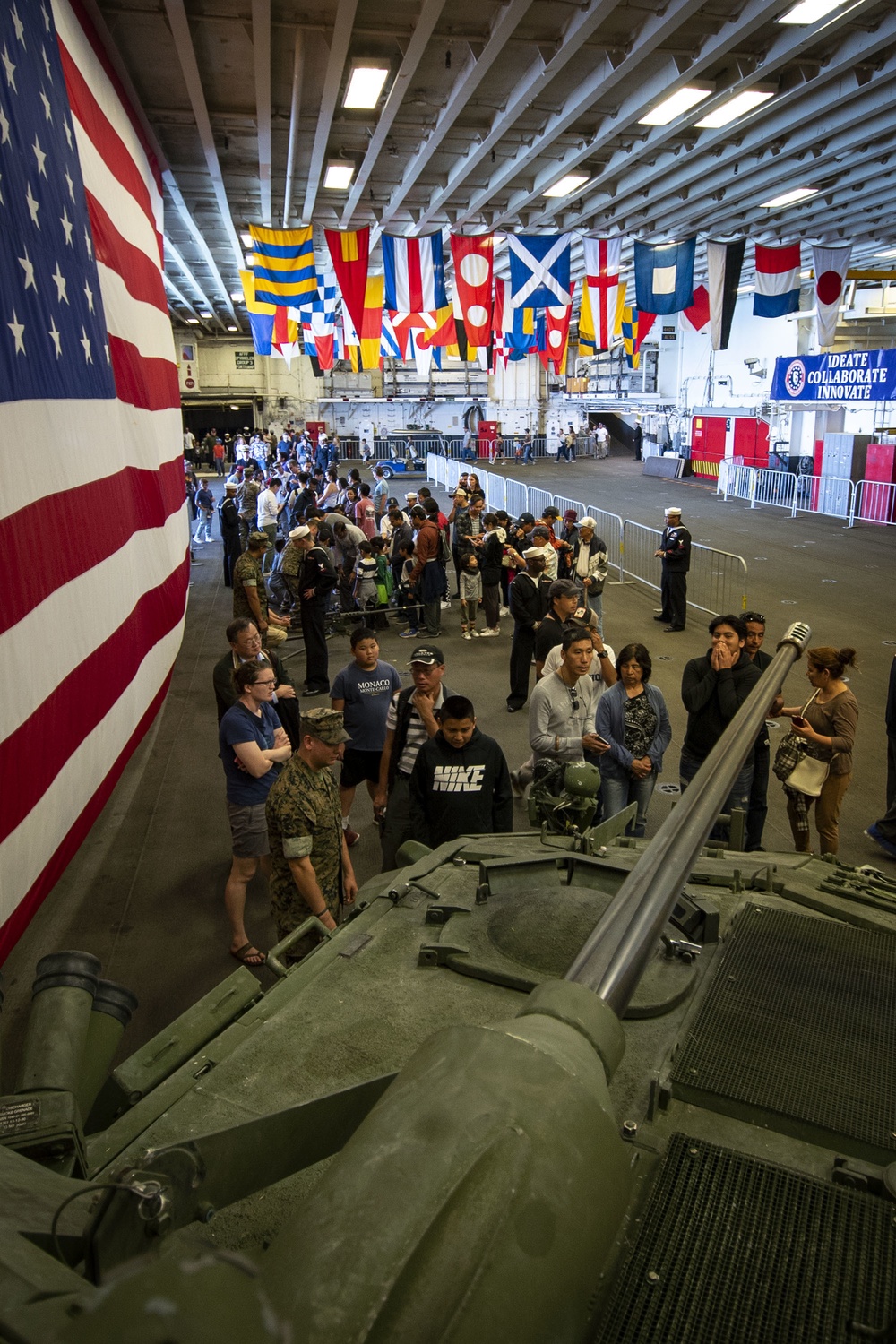 USS Bonhomme Richard holds general public tours during San Francisco Fleet Week 2018