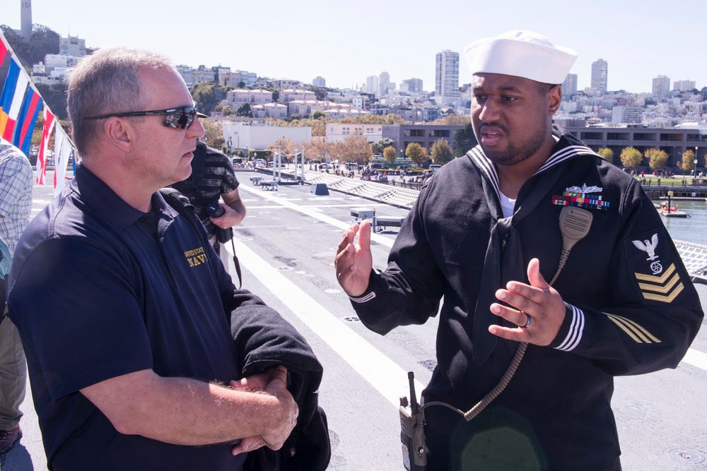 San Francisco Fleet Week Manchester Ship Tour