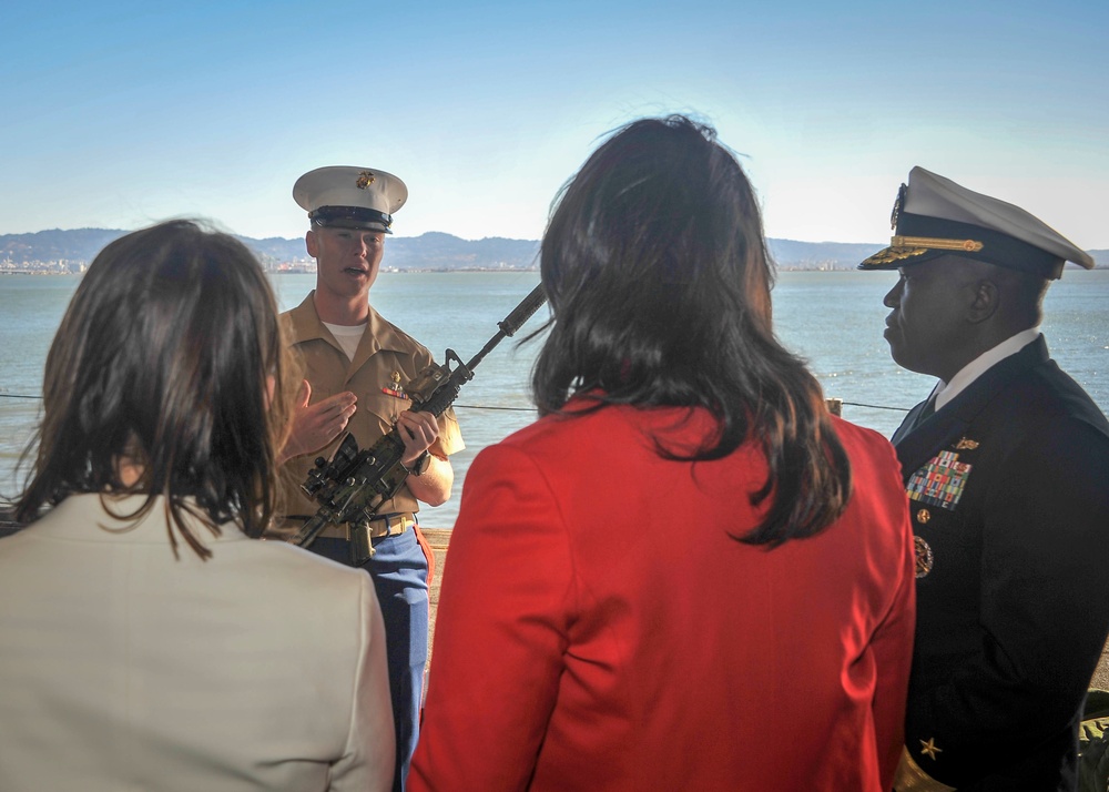 Mayor London Breed's tour of BHR