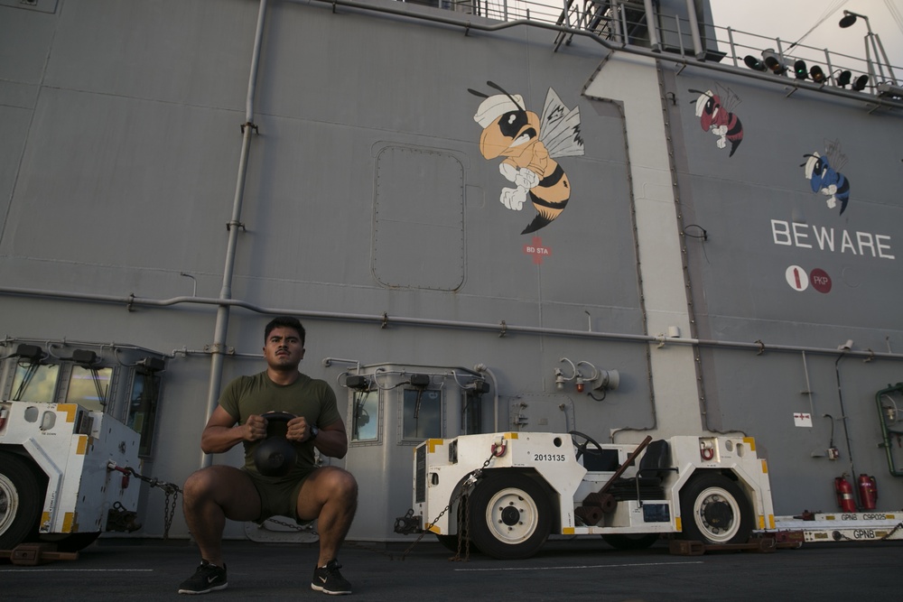 31st MEU Marines keep active with Force Fitness