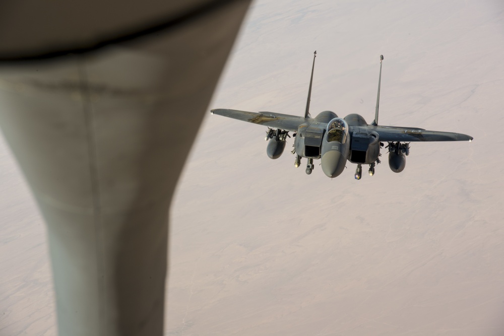F-15 Eagles over Iraq