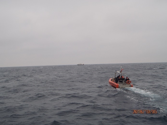 Coast Guard Cutter Dependable patrol