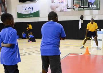 USS Oak Hill Plays Games with Special Olympics Maryland Young Athletes