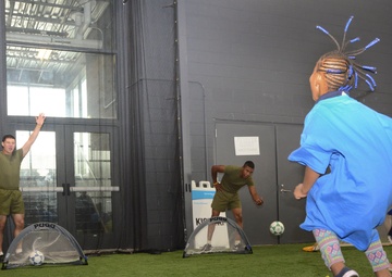 USS Oak Hill Plays Games with Special Olympics Maryland Young Athletes