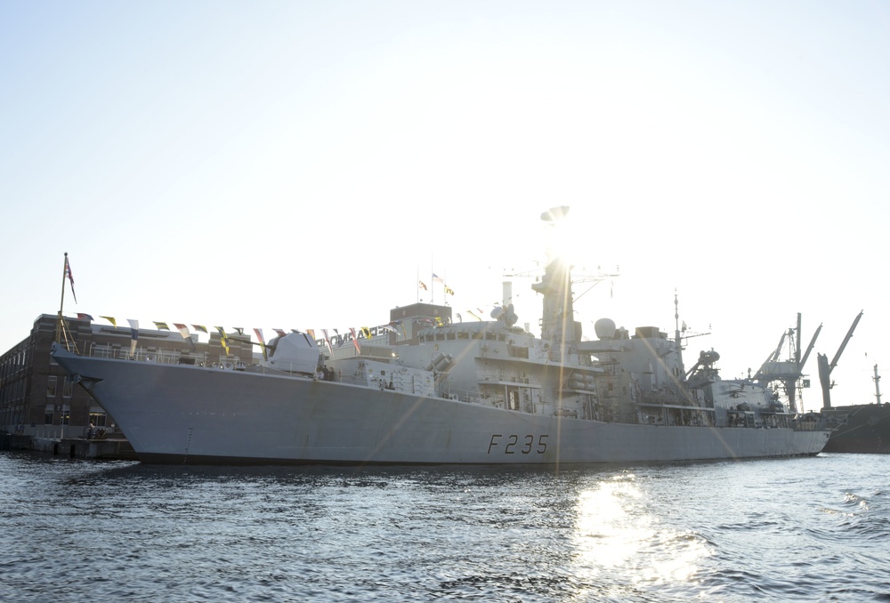 Fleet Week Ships in Baltimore's Inner Harbor