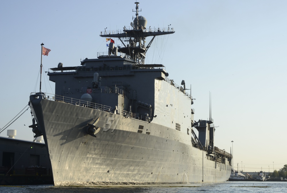 Fleet Week Ships in Baltimore's Inner Harbor