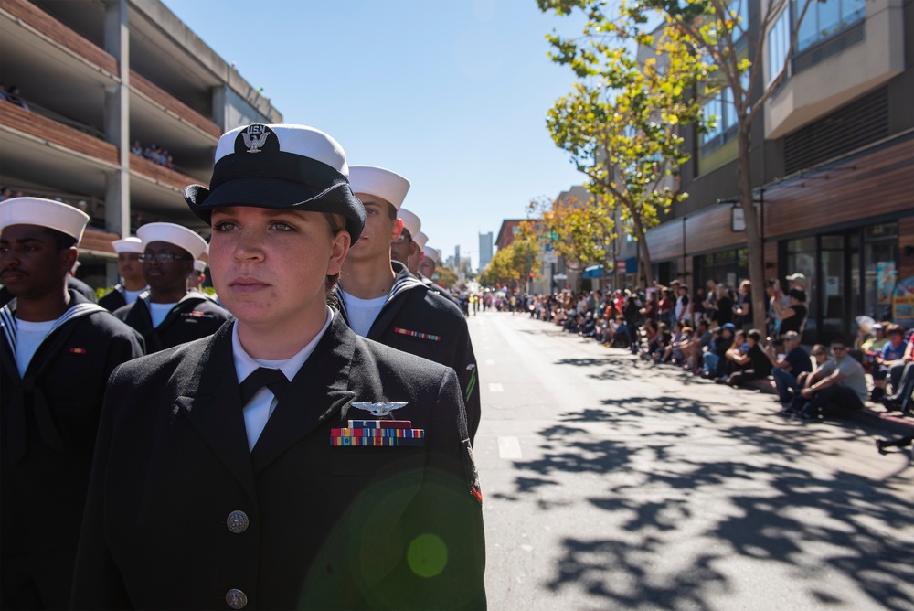 USS Bonhomme Richard Participates in Italian Heritage Parade San Francisco