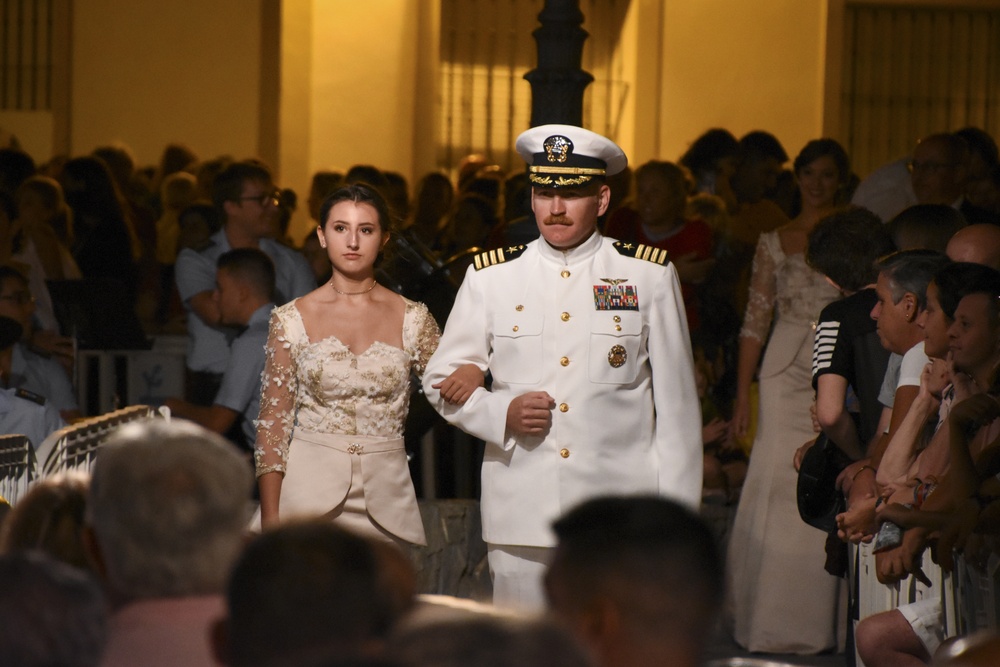 U.S. Navy Represented in Rota, Spain Damas Coronation