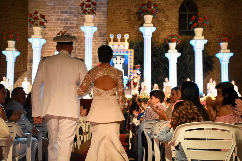 U.S. Navy Represented in Rota, Spain Damas Coronation