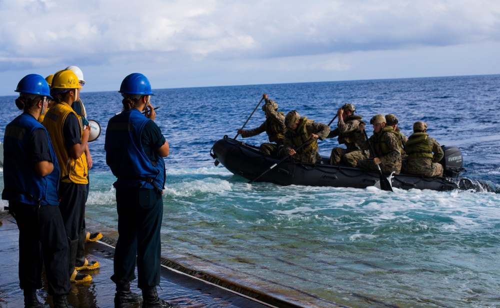 ‘Retreat, Hell!’ Marines refine small-boat raid fundamentals aboard Green Bay