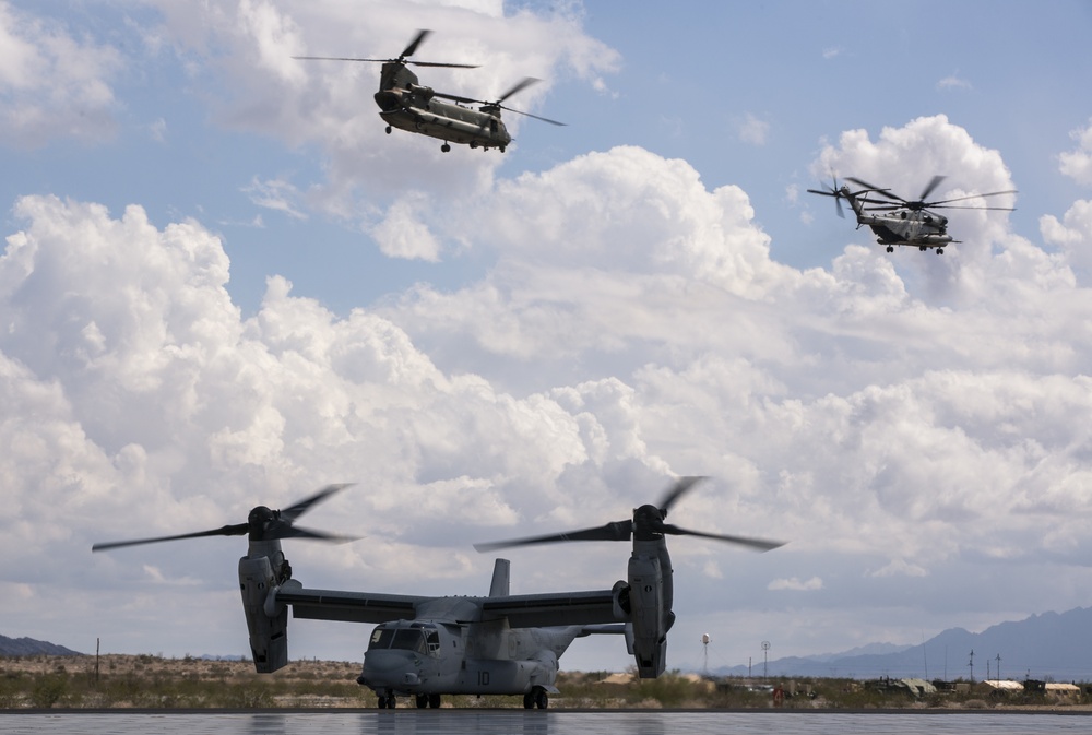 U.S. Marines Conduct Extraction Exercises at Laguna Army Air Field