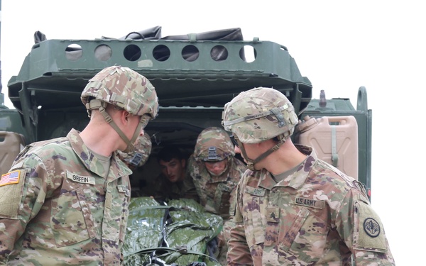 Brave Rifles sharpen skills during CASEVAC training