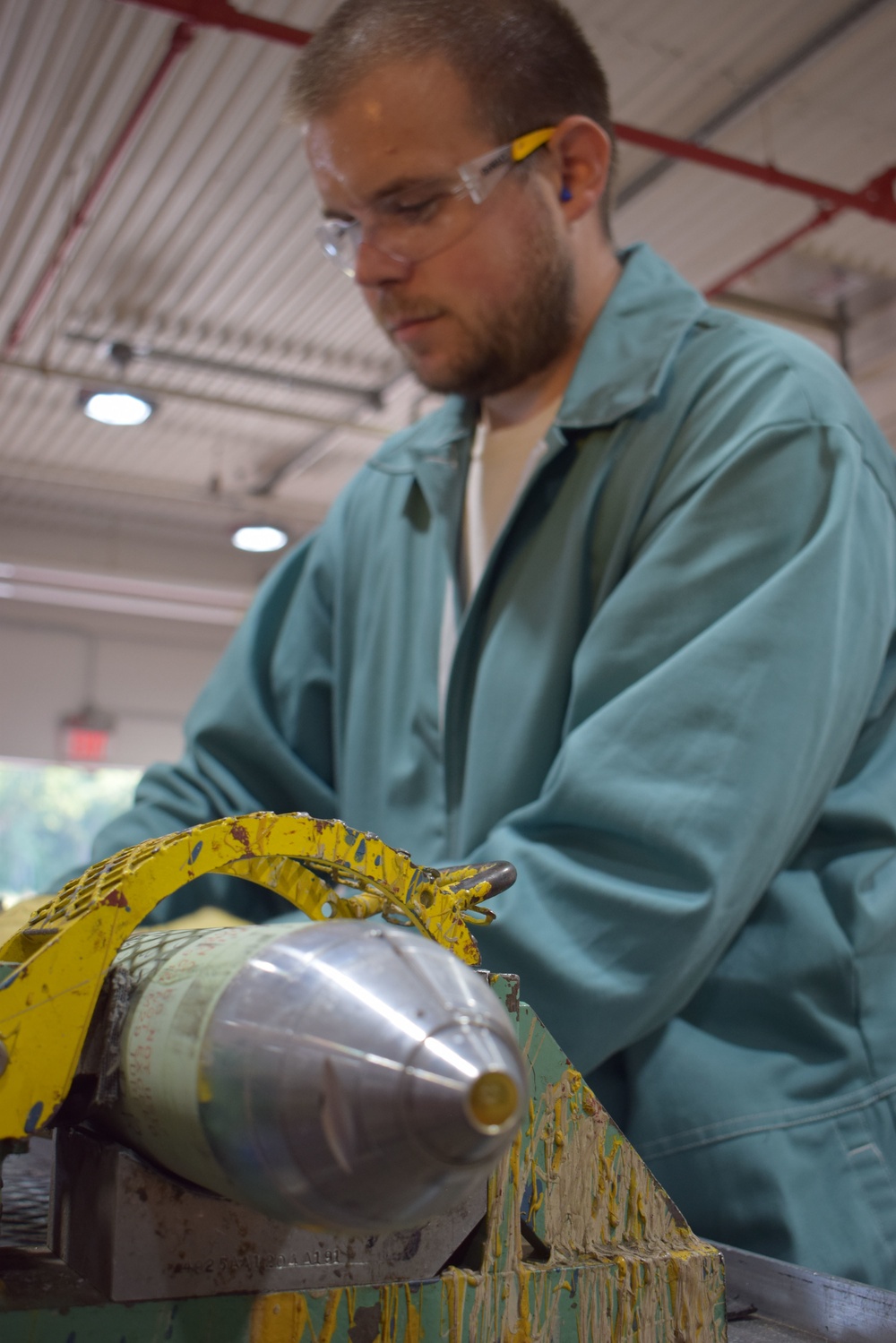 Crane Army Disassembles Red Phosphorus Rounds