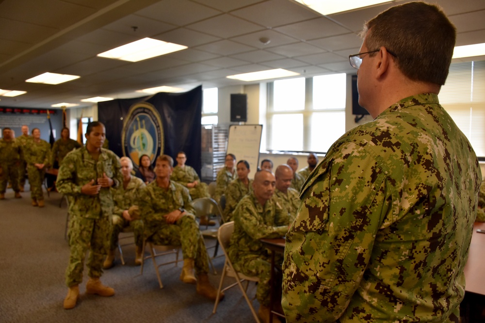 Rear Admiral Luscher Visits ECRC