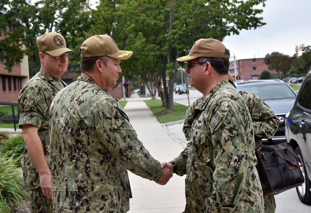 Rear Admiral Luscher Visits ECRC