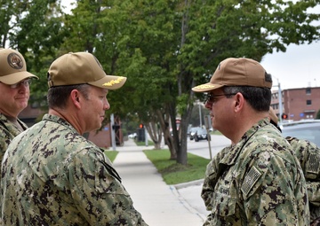 Rear Admiral Luscher Visits ECRC