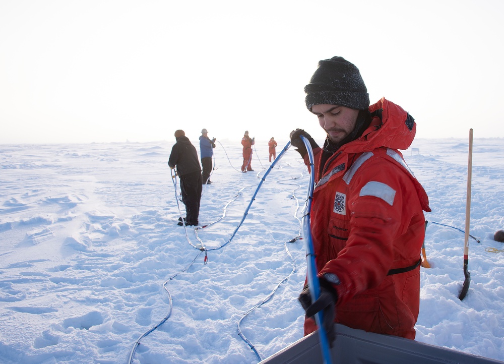 Coast Guard Cutter Healy conducts Arctic patrol in support of the Office of Naval Research