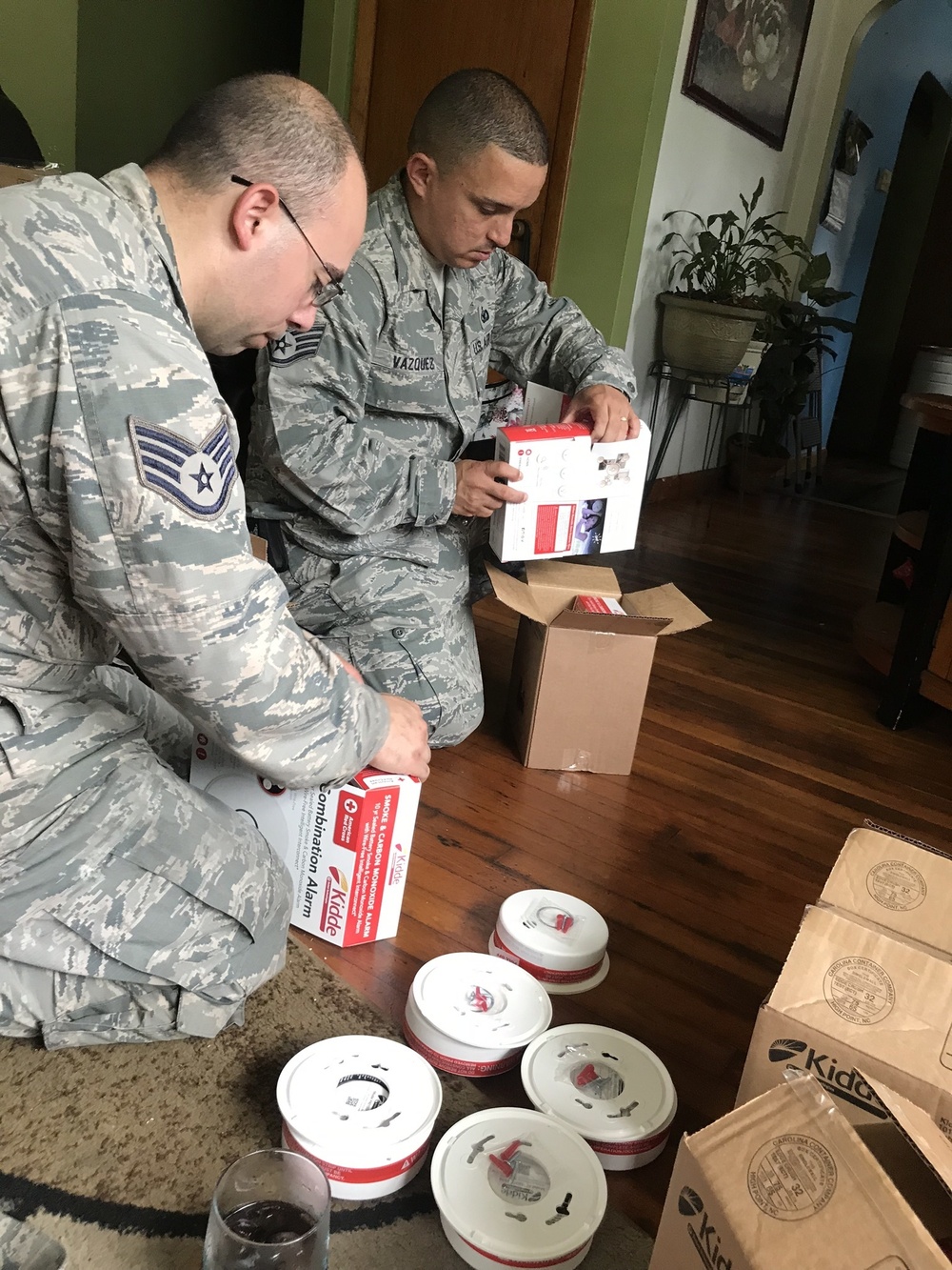 Massachusetts Airmen Assist Their Community