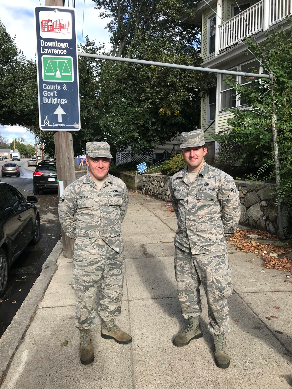 Massachusetts Airmen Assist Their Community