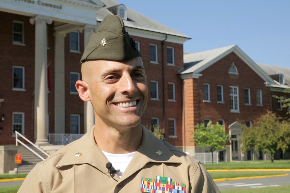 Marine credits triathlons for making him a better warfighter