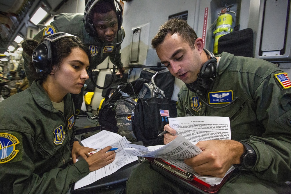 In-flight training