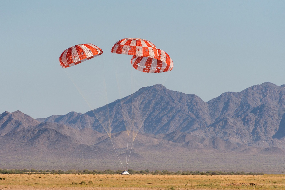 418th FLTS completes 10-year support of NASA Orion parachute tests