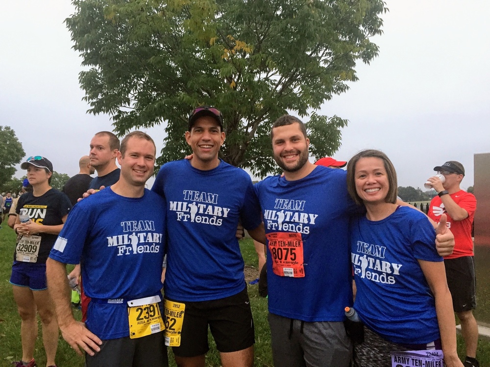 ARE EUCOM Soldiers run for the fallen at the Army Ten Miler
