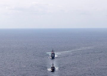 USS Antietam Joins Royal Thai Navy Ships for Cooperative Deployment