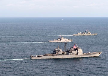 USS Antietam Joins Royal Thai Navy Ships for Cooperative Deployment