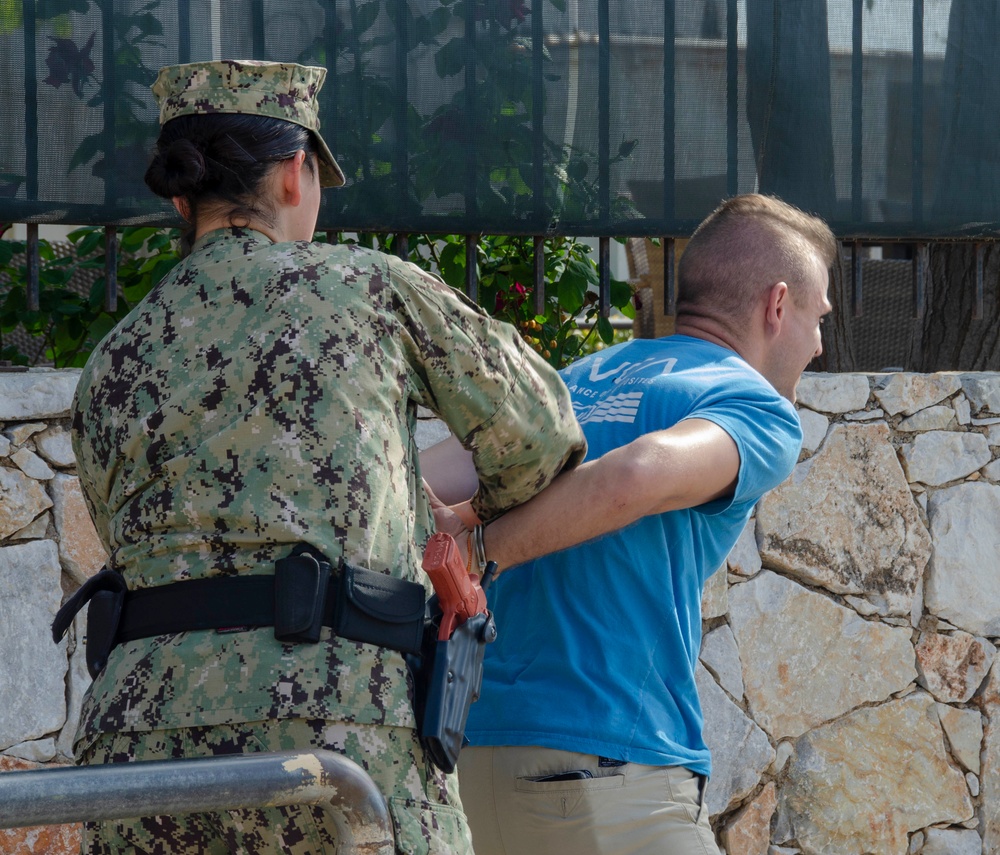 NSA Souda Bay Anti-Terrorism Training Team Drill