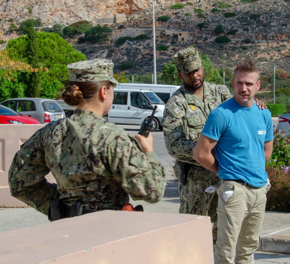 NSA Souda Bay Anti-Terrorism Training Team Drill