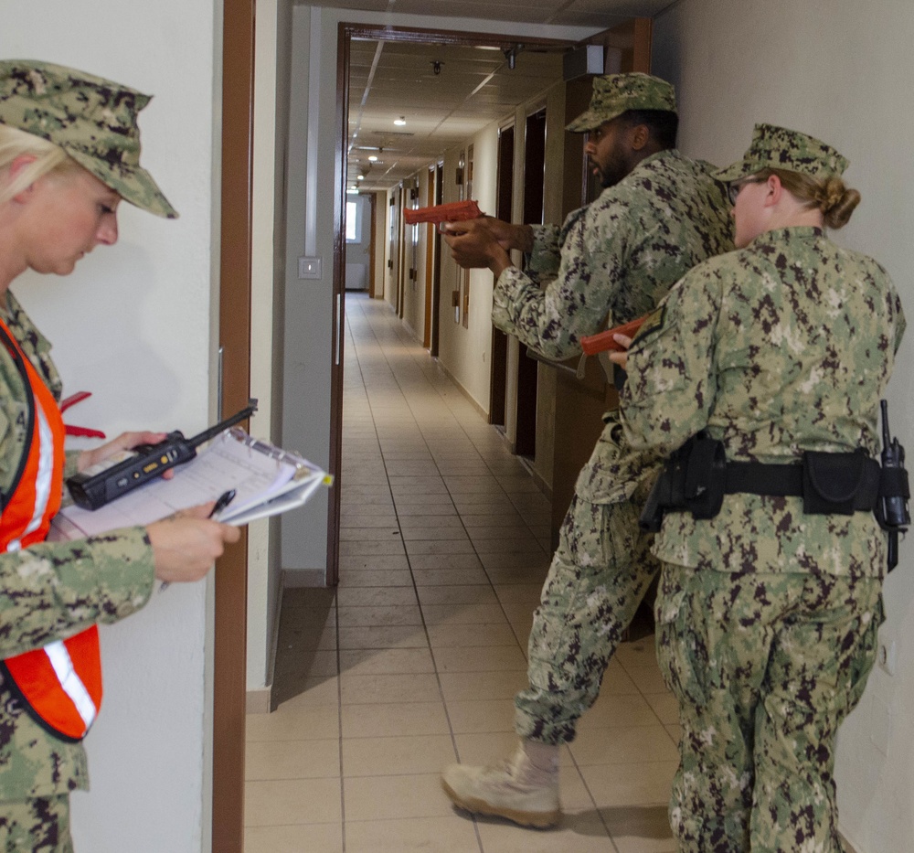NSA Souda Bay Anti-Terrorism Training Team Drill