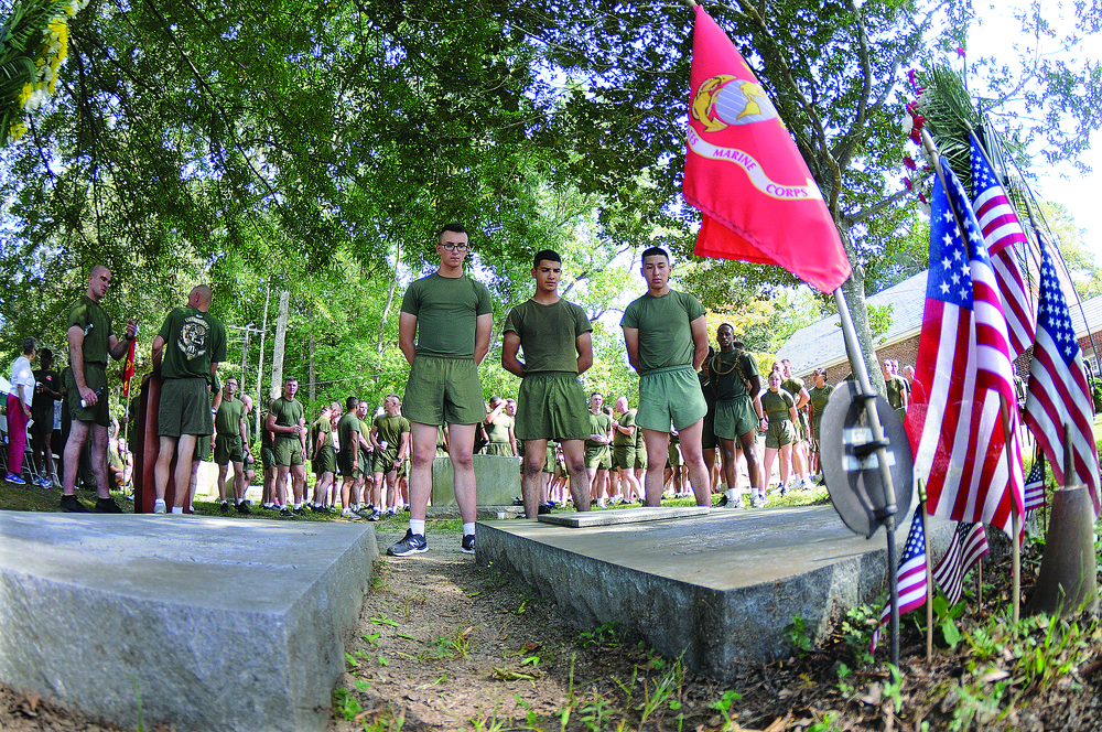 Fort Lee Marines honor 'Chesty' Pulller with 64-mile run to his hometown